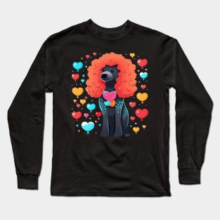 Poodle Valentine Day Long Sleeve T-Shirt